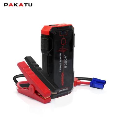 China High Quality Peak Current Type C Battery Tool 2000A For 6.0L 20000mAh Emergency Power Bank Car Jump Starter for sale