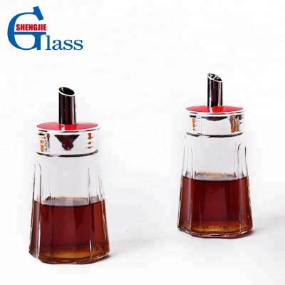 China Oil ; Vinegar ; Hot Selling Soy Sauce Dropper Bottle Glass Jars Olive Oil Bottle Glass Container Transparent Household Glass Jars For Oil for sale