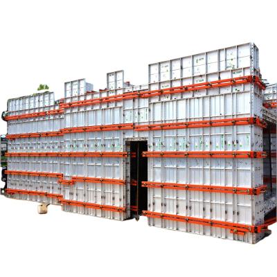 China Modern Assembled Monolithic Aluminum Concrete Structure Panel 63# Formwork Building Construction Aluminum for sale