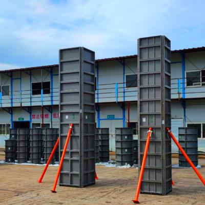 China Factory direct sale lightweight and easy assembly design aluminum formwork last reusable lightweight durable aluminum formwork for concrete column/pillar Te koop