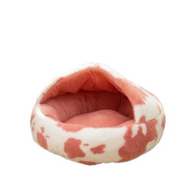 China Hot Factory Sale Dog Nest Cat Cave Sofa Plush Cat Bed Home and Pet Beds Breathable for sale