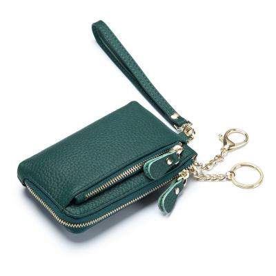 China Fashion Women RFID Wallet RFID Blocking Credit Card Slim Holder Single Zipper Coin Pocket for sale