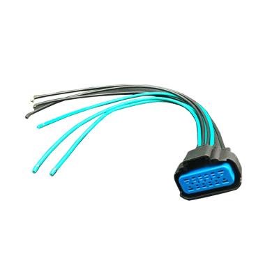 China Audio Electronic Wire Shearless Connection / Wiring Wire Transfer Plug 14 Pin Female Connector for sale