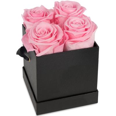 China Natual Touch Wholesale Forever Roses Preserved Real Roses with Box for Valentine's Day Wedding Anniversary Birthday Gifts for sale