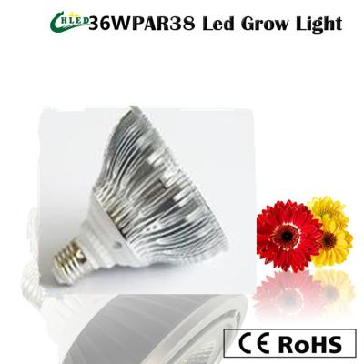 China Used plants,led flower grow light  36W 18*3W  660nm 730nm  10000K for blooming stage for sale