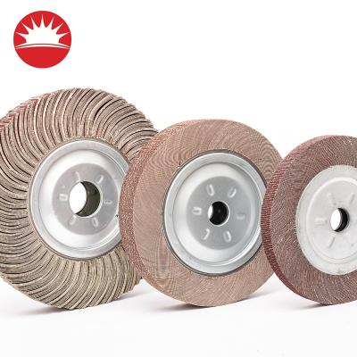 China 250mm Abrasive Sand Paper Surface Polishing Wheel For Metal Fin Mile Pages Polishingchunking Wheel for sale