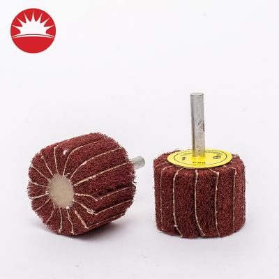 China Good Quality Serration Grinding Wheels Flap Surface Polishing Manufacture Nonwoven Disc Wheel for Polishing and Grinding for sale