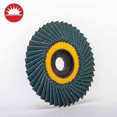 China High Efficiency Manufacturer Zirconia Alumina Aluminum Oxide Flower Shaped Fin Abrasive Discs With Factory Price for sale