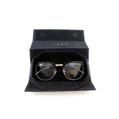 China Eco-Friendly Glass Sunglasses Package Box Case Eyewear Case For Optical Show Folding Case With Logo for sale