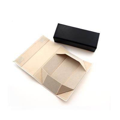 China Eco-Friendly Hot Selling Handmade Folding Glass Case PU Leather Sunglasses Case Glass Case With Logo for sale