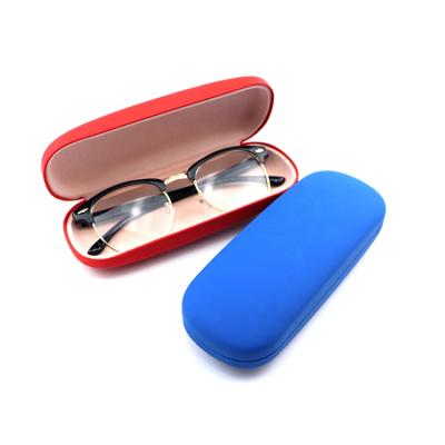 China Eco-Friendly Metal Eye Glass Case And Custom Fabric Logo Hard Cover Glass Cases Multicolor Hard Glass Case for sale