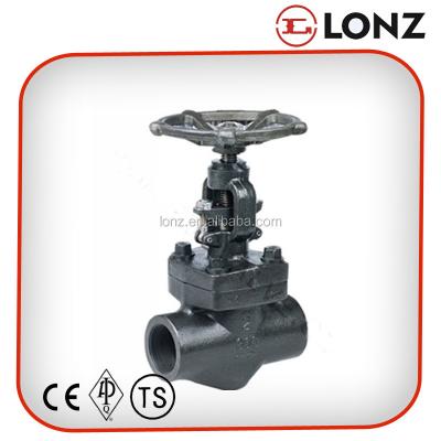 China General Socket A105 Weld Forged Globe Valve PN16 for sale