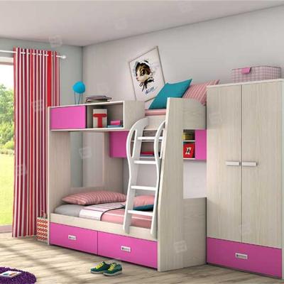 China Bed.kids bed.kids bunk furniture. Storage. Children's Furniture With Lockers Bedroom With Double Drawer Hanging Ladder Bunk Bed for sale