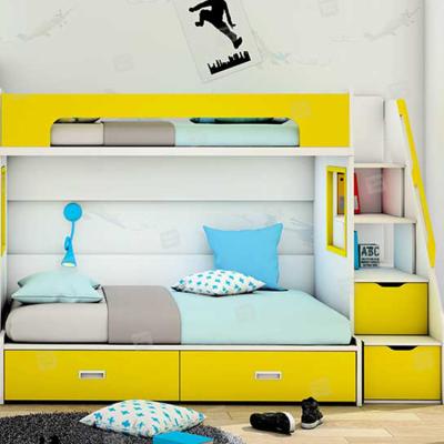 China Bed.kids bed.kids bunk furniture. Storage. Hot Sale Double Bunk Bed Children Furniture Double Lower Ladder Storage Kids Bed for sale