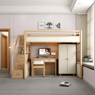 China Bed.kids bed.kids bunk furniture. Storage. Most Popular Kids Trace Solid Wood Bunk Beds With A Combination Table Or Desk For Kids for sale