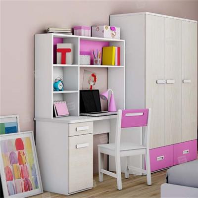 China Hot selling children's desk furniture.study children's study desk shelf with built-in drawer for sale