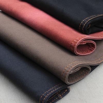 China New fashion different colors satin stretch jeans fabric denim fabric made in china for sale