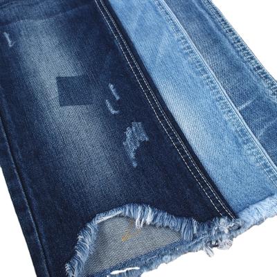 China Dark Blue 100% Cotton Tear-Resistant Denim Fabric For Jeans High Quality Jeans Fabric for sale