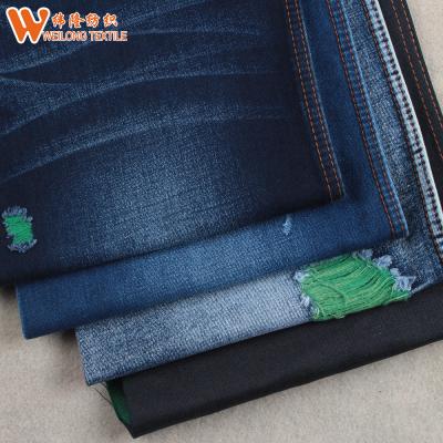 China Color Weft Yarn TC Denim Textile Denim Fabric Shrink-Resistant Rolls For Mens Garments for sale