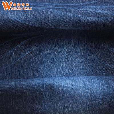 China Plain Wholesale Cotton Lycra Polyester Stretch Jeans Fabric Manufacturer Factory for sale