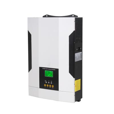 China Work without battery Gamma 5.5KW 100A Mppt Power Charger Controller Pure Sine Wave Inverter Off Grid 5Kw Hybrid Solar Inverter for sale