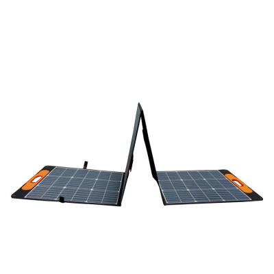 China Gamma 100w solar panel flexible folder solar panel small size portable solar panel kit for rv use 156.75mmx156.75mm for sale