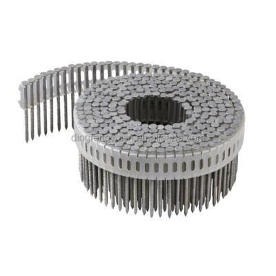 China Flat Standard 2.0x28mm HDG DIN Printed Screw Ring Coil Nails For Instructional Daily Use for sale