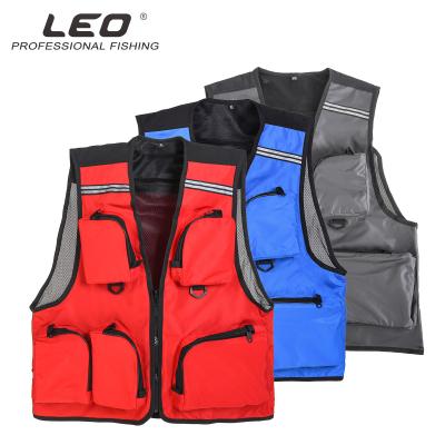 China 65 FISH 27986 cotton/light five pearl canvas LION pocket fishing vest outdoor photography gearGoby for sale