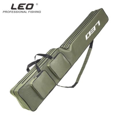 China Fish 28064 LION type European big fiber rod/seaGoby belly fishing tackle bag 1.3m style double-layer knife for sale