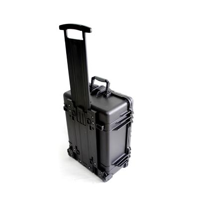 China OEM Portable Trolley Waterproof Dustproof Shockproof Hard Plastic Utility Tool Carry Case for sale