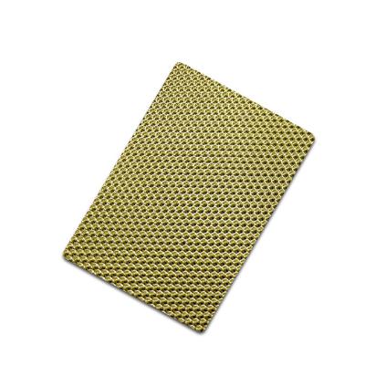 China Construction Foshan Factory Patterned Small Embossed Water Beads Stainless Steel Sheet for sale