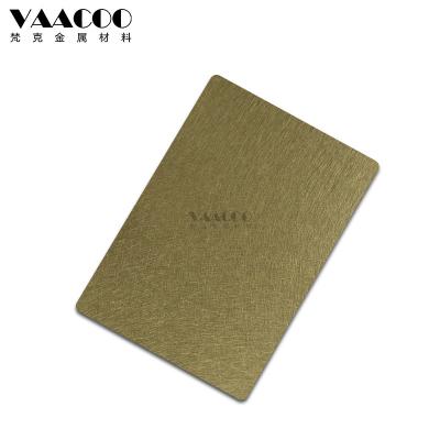 China Foshan Factory 201 Construction 304 316 Stainless Steel Vibration Gold Glossy Sheet for sale