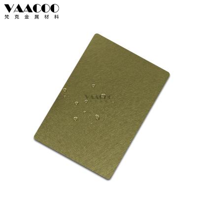 China Construction Foshan Factory 201 304 316 Stainless Steel Vibration Brass Shiny Sheet for sale