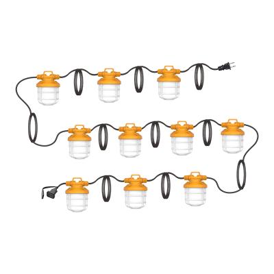 China Best Price 10W Construction Work Lamp IP65 LED Waterproof High Quality Simple Portable String Construction Site Temporary Lights for sale