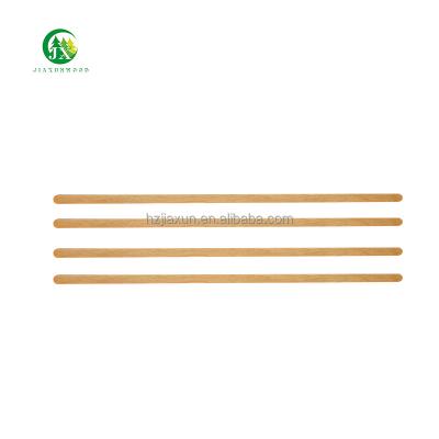 China Disposable Eco Friendly Stocked Biodegradable free sample stirrers wooden MOQ wooden stirrer stick for sale for sale