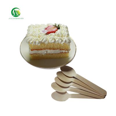 China Disposable Eco Friendly Stocked Biodegradable wood water scoop coffee bowls and scoops for sale