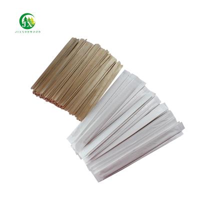 China Disposable Eco Friendly Stocked Biodegradable with Logo Made of Birch Wood Coffee Stirrers for sale