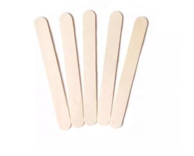 China Stocked Best selling items wood waxing spatula stick for salon wax spatula disposal wooden wax  stick for sale