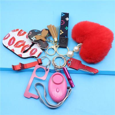 China Eco Friendly Custom Personal Self Defense Keycahins Self Defense Key Chain Accecories Kit for sale