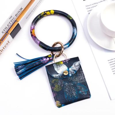 China Key Chain Key Ring Bracelet Keychain Wallet Eco-Friendly Card Holder Wristband for sale