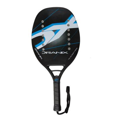 China Custom Exercise 100%carbon Beach Tennis Racquet Fiberglass 3k 12k 18k Full Carbon Paddle Tennis Racket for sale