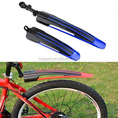 China Adjustable Bicycle Mudguard Sets, Front Wheel + Rear Wheel One Set Mountain Bike Mudguard for sale