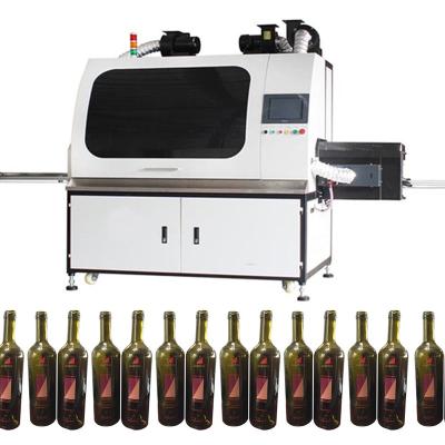 China Hotels Automatic Screen Printing Machine For Glass Bottle And Wine Bottle for sale