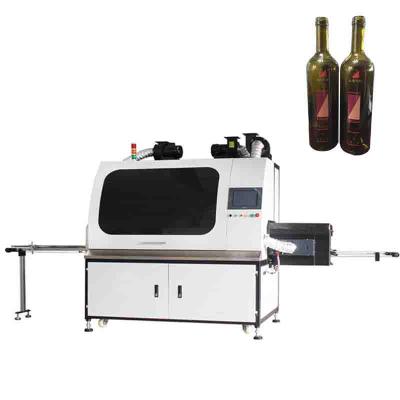 China Hotels Wholesale Screen Printer On Glass Bottle Automatic UV Screen Printing Machine For Wine Bottles for sale