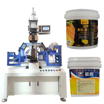 China Hotels 5L Barrel Stamping Machine Plastic Heat Transfer Machine Hot Printing Machine for sale