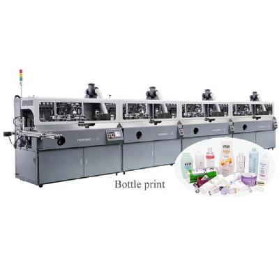 China Factory Full Automatic Cylindrical 3 Color Screen Printing Machine For Plastic Cup / Paper Cup for sale