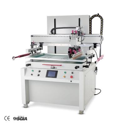 China Factory 2021 Electric Silkscreen Printer Printing Machine With Flat Height Vertical Head Adjustable Lift for sale