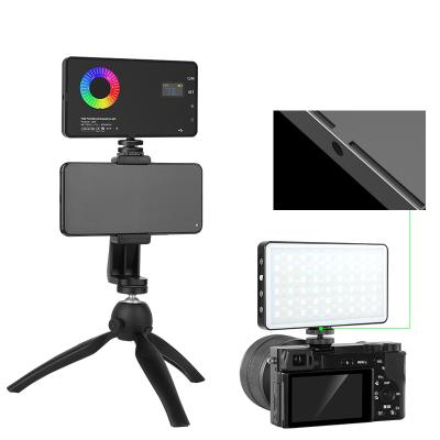 China PORTABLE TECHNOLOGY RGB LED Video Light On-Camera Lighting 360 Full Color Mini Pocket Light for sale