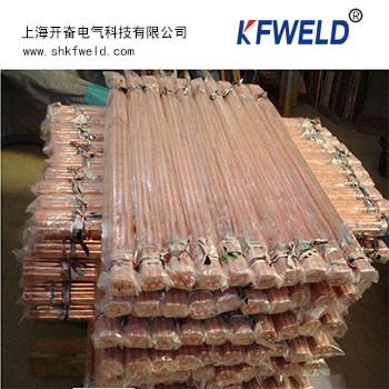 China Copper Earth Rod, diameter 16mm, length 2500mm, copper thickness more then 0.254mm en venta