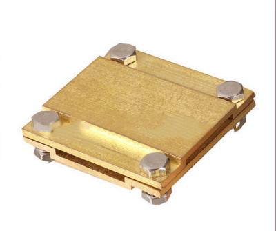 China Ground Tape to Tape Cross Square Clamp, Copper material, Good electric conduction en venta